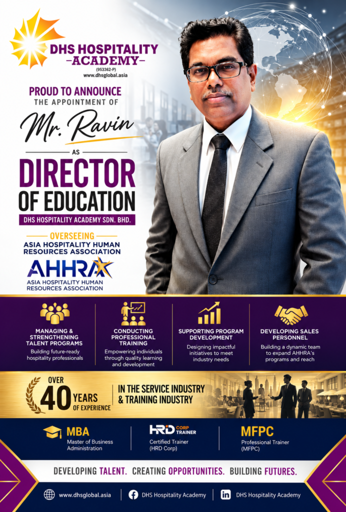 DHS Hospitality Academy Director Announcement