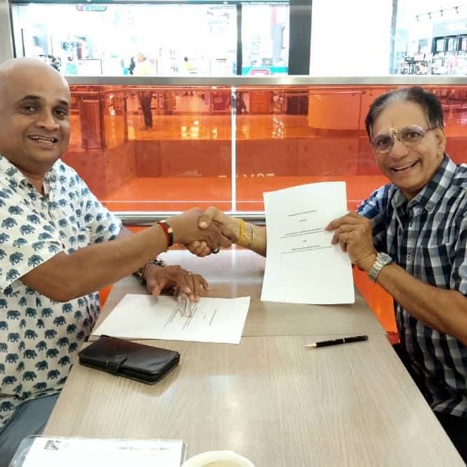 MOU with Mr Amerjit a resourceful trainer for the Hospitality Industry